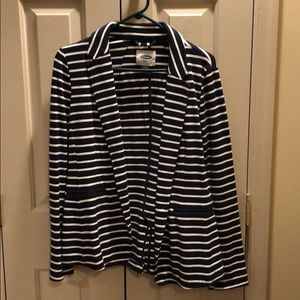 Blazer navy and white stripe